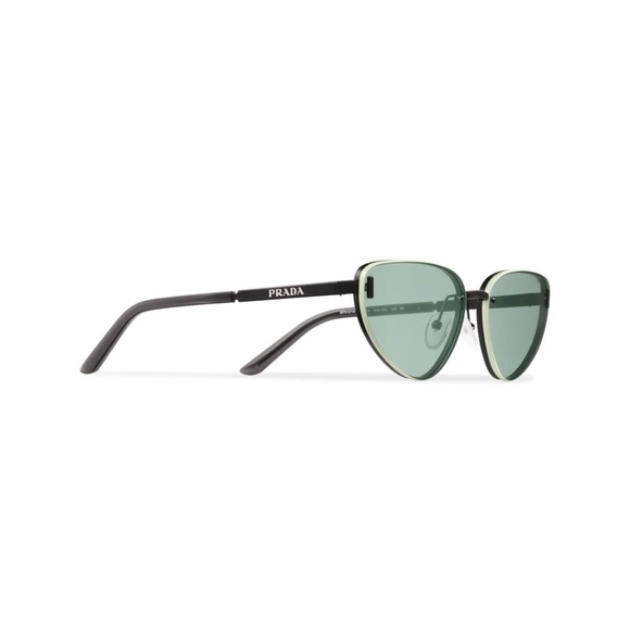 NWT Prada Duple Sunglasses in Jade/Aqua Green - Picture 3 of 12